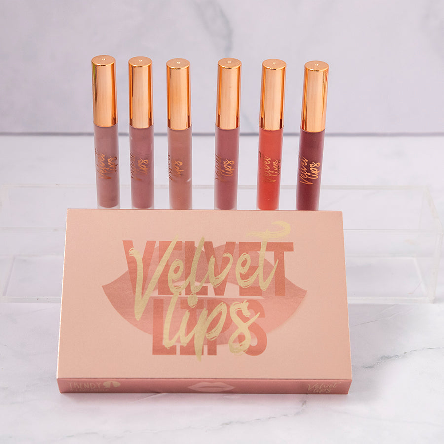 Labiales Trendy Velvet Lips Kit X 6 Collarela