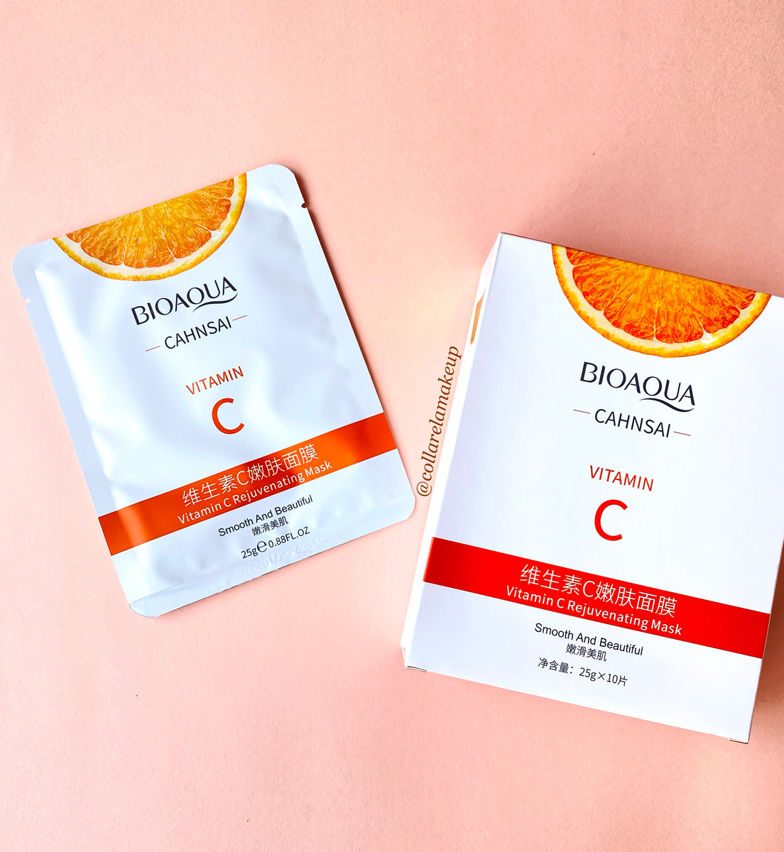 Mascarilla Rejuvenecedora Vitamina C Bioaqua Collarela