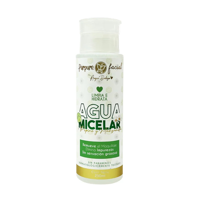 AGUA MICELAR PURPURE PEPINO + MANZANILLA