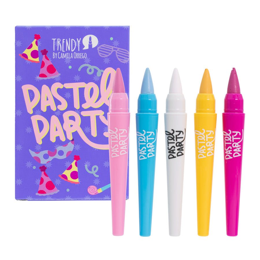 KIT 5 PINTUCARITAS PASTEL PARTY TRENDY