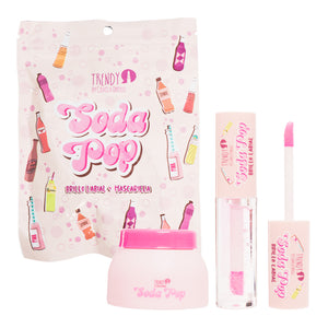 KIT DE LABIOS SODA POP BRILLO Y MASCARILLA TRENDY