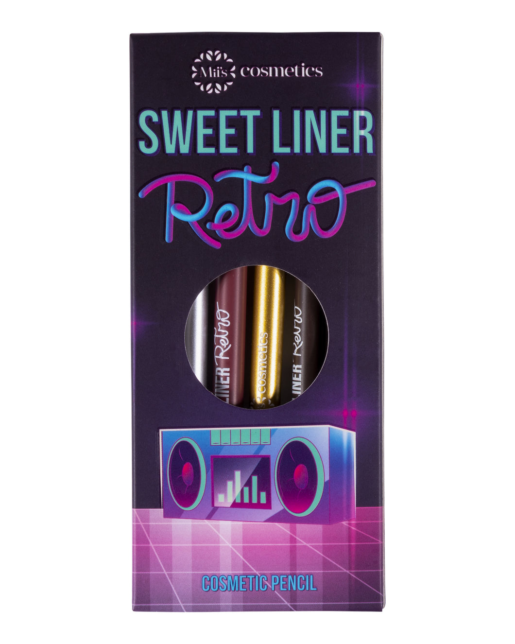 KIT X6 LAPICES DELINEADORES SWEET LINER RETRO MIIS