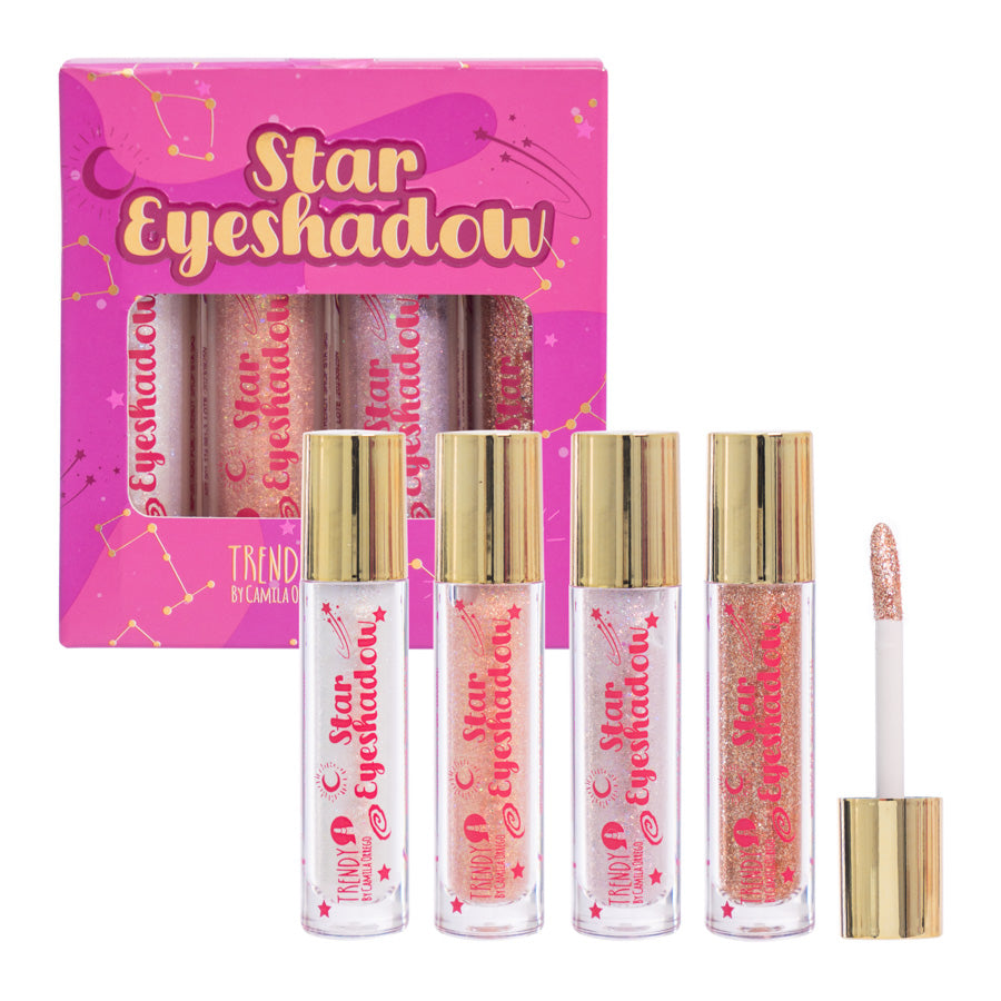 KIT X 4 SOMBRAS LIQUIDAS STAR TRENDY