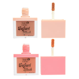 KIT DÚO RUBOR LÍQUIDO SAFARI BLUSH TRENDY REF SB18