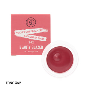 RUBOR Y LABIAL VELVET BEAUTY GLAZED