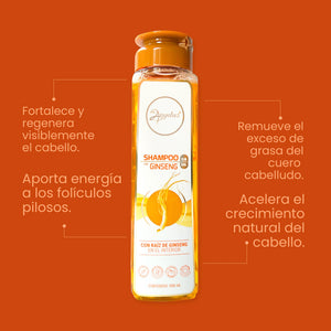 SHAMPOO CON GINGSENG ANYELUZ