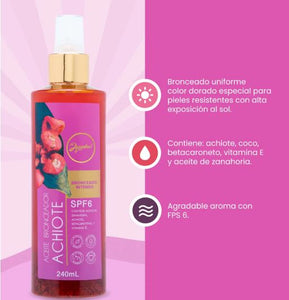 ACEITE BRONCEADOR DE ACHIOTE ANYELUZ