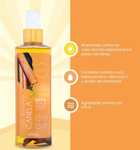 ACEITE BRONCEADOR DE CANELA ANYELUZ