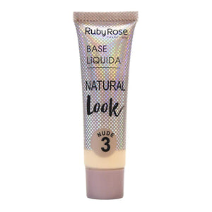 BASE LÍQUIDA NATURAL LOOK RUBY ROSE - NUDE PIEL CLARA