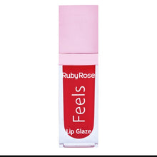 Cargar imagen en el visor de la galería, GLOSS LIP GLAZE FEELS RUBY ROSE COLOR 82
