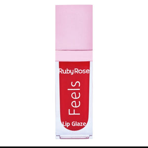 GLOSS LIP GLAZE FEELS RUBY ROSE COLOR 82