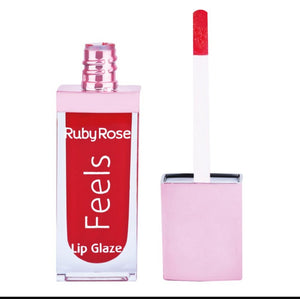 GLOSS LIP GLAZE FEELS RUBY ROSE COLOR 82